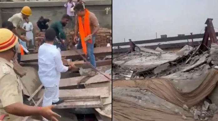 Major accident in Kolkata: Shed of a warehouse under construction collapses; rescue operations underway on a war footing to extricate people trapped in the debris.