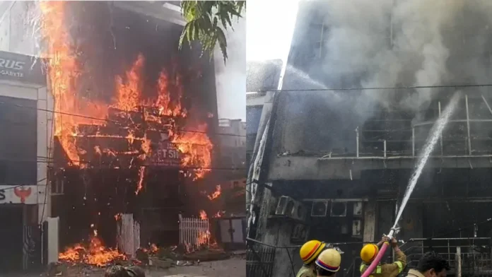Major tragedy as massive fire breaks out at a coaching center in Lucknow; 14 students die; PM Modi and CM Yogi express grief