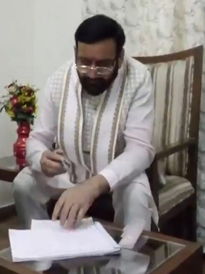 Haryana Chief Minister Nayab Singh Saini filled out the SIR enumeration form in Naraingarh and appealed to the public for their cooperation