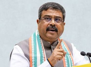 Union Education Minister Dharmendra Pradhan submitted his resignation to Prime Minister Modi.