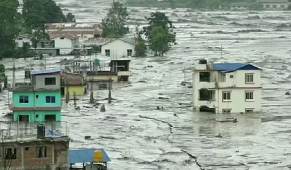 Devastating floods in Nepal's Bhote Koshi River; 16 dead, hundreds missing